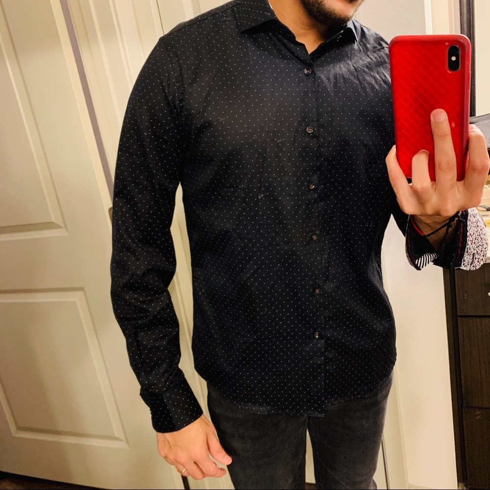 Denim & Flower Men’s Dress Shirt